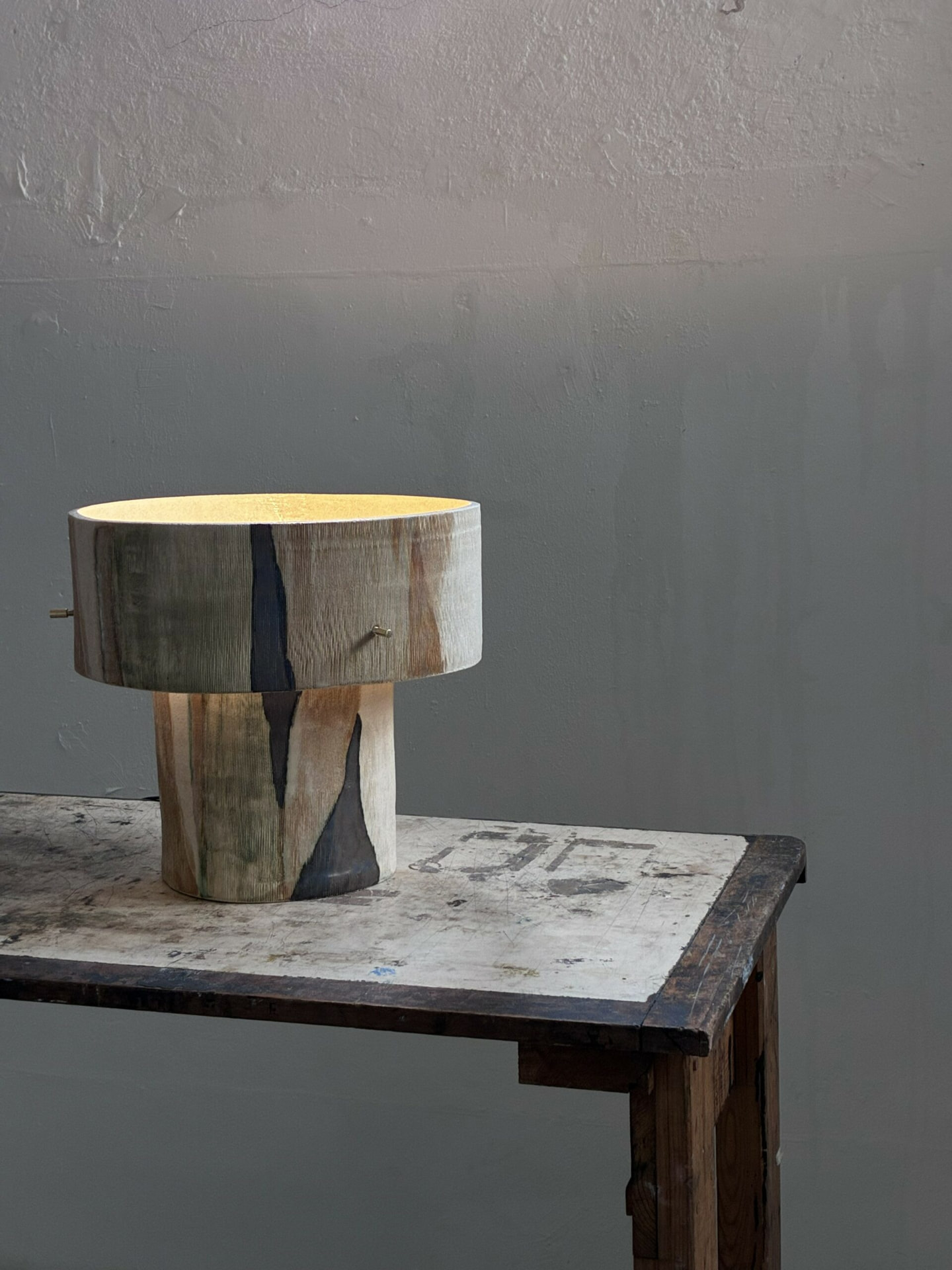 Threaded Table Lamp
