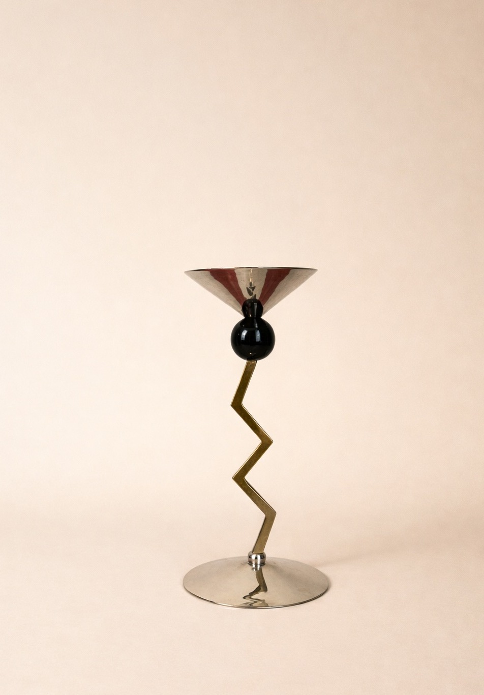 Zig-Zag Brutalist Candlestick